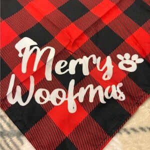 Plaid Merry Woofmas Holiday Bandana